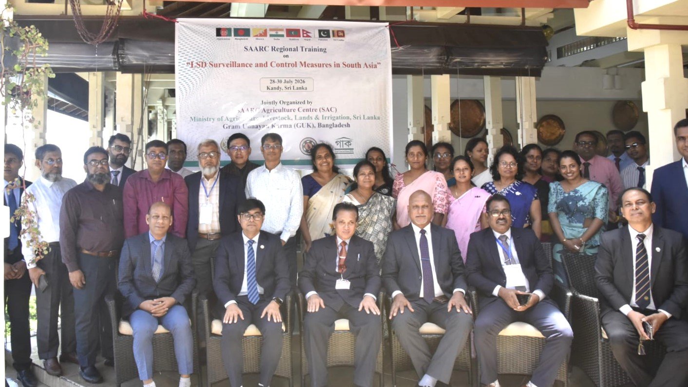 SAARC Launches Regional Lumpy Skin Disease (LSD) Training in Kandy, Sri Lanka