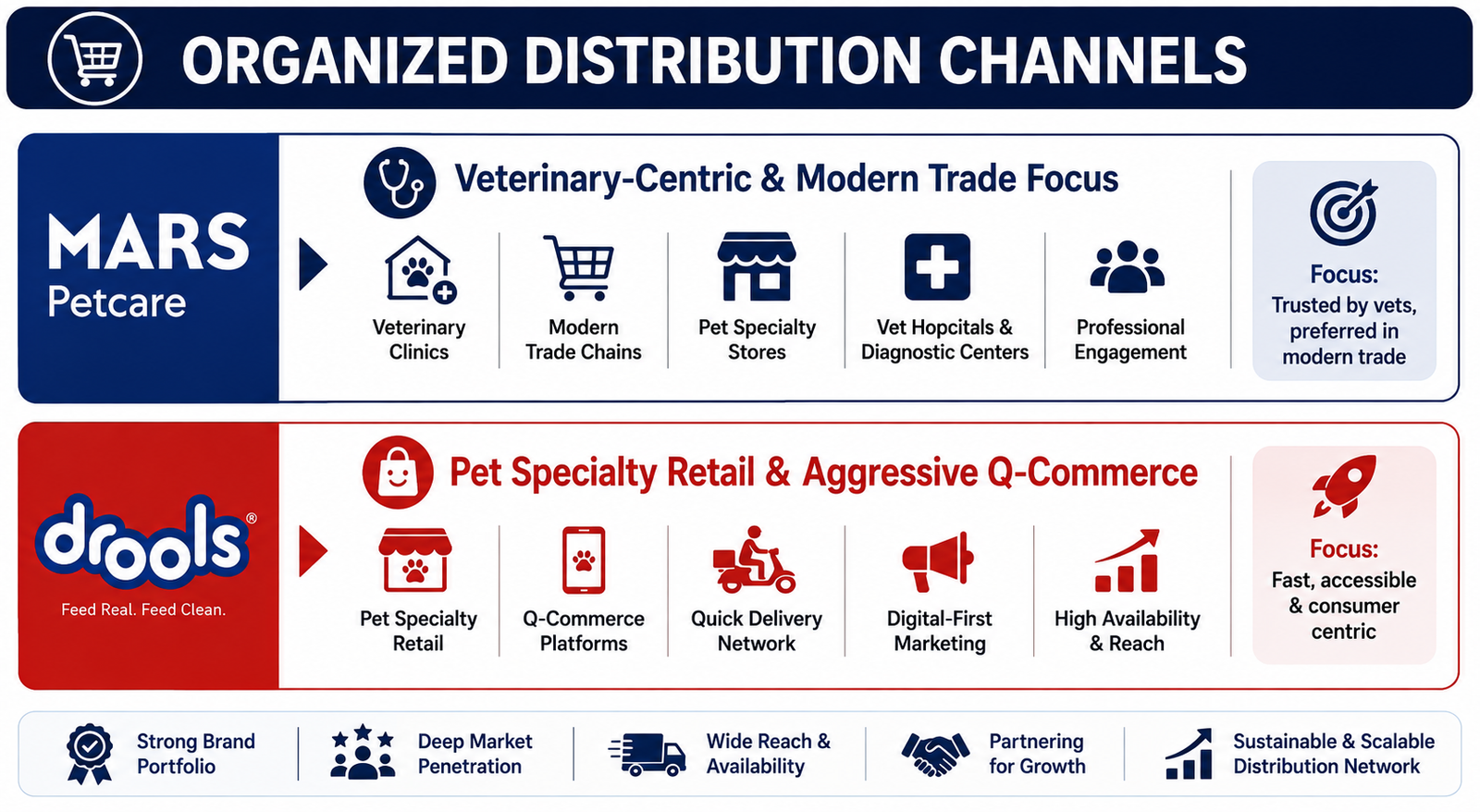 Distribution and GO-TO-MARKET Strategies of MARS and DROOLS in India
