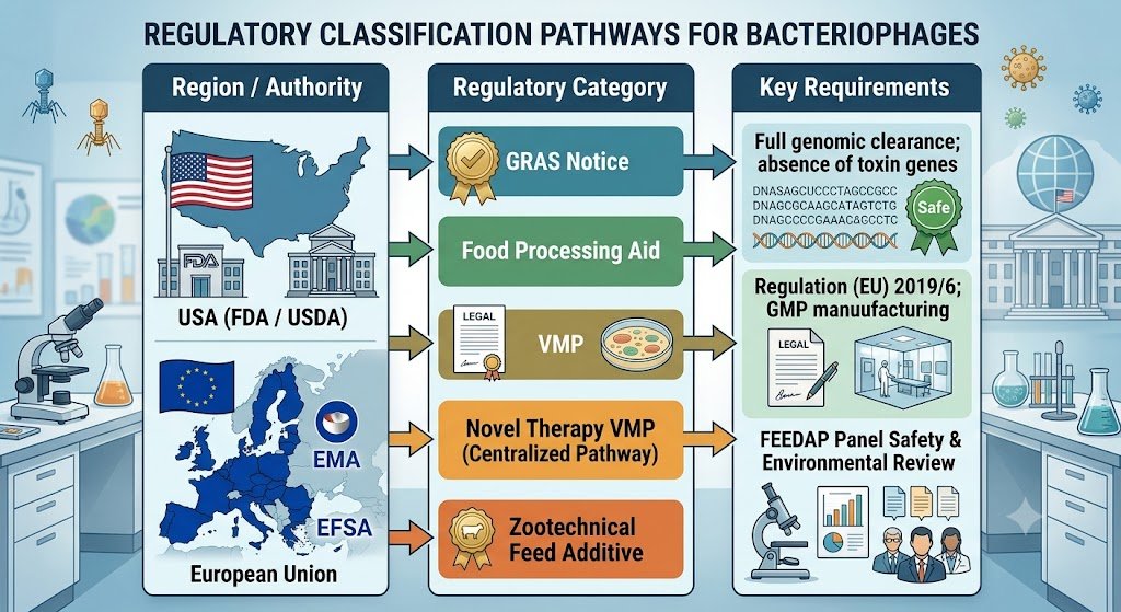 Regulatory Pathway for Bacteriophages in the World