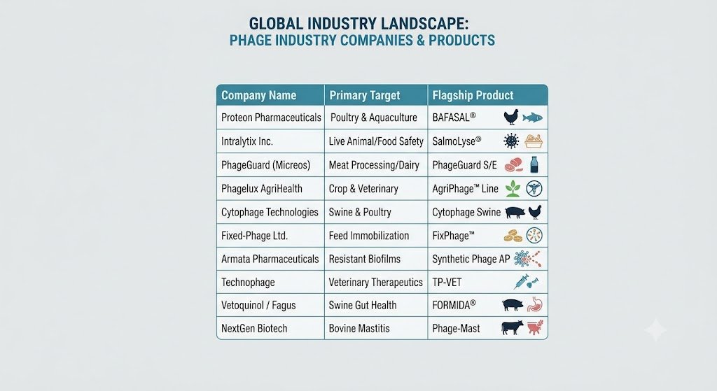 Top 10 Animal Health Bacteriophages Companies