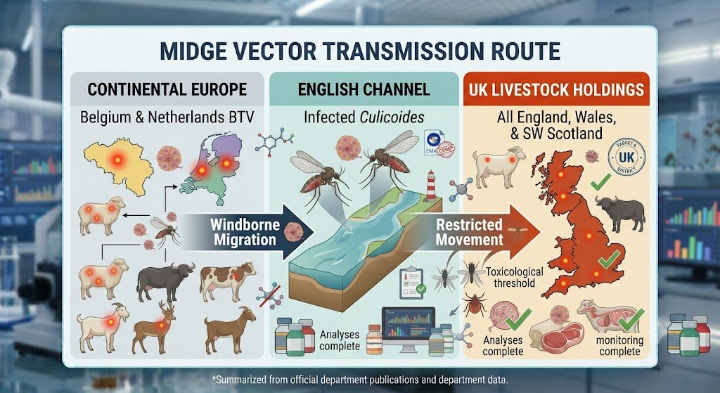 Blue Tongue Virus Transmission