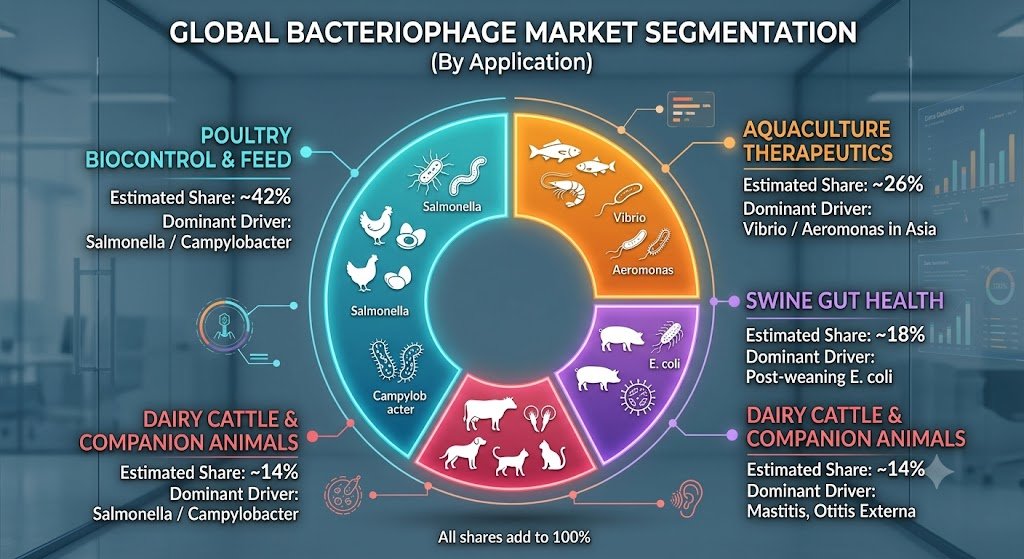 Bcateriophages Market - Spp Wise and Region Wise