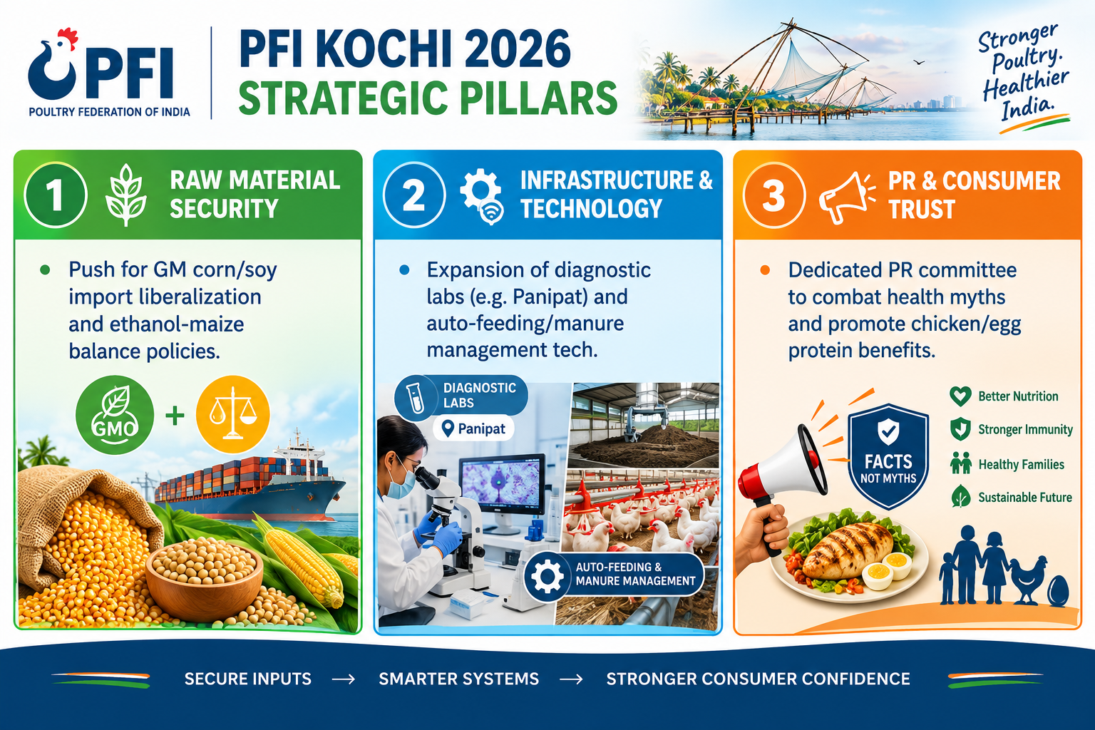 PFI Annual Meeting in Kochi: Indian Poultry Industry Addresses Raw Material Inflation and Feed Innovation