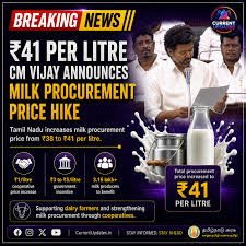 Tamil Nadu Raises Milk Procurement Prices