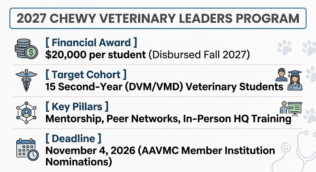 2027 Chewy Scholarship Programme