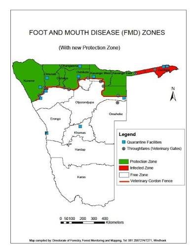 foot-and-mouth disease in the Zambezi Region